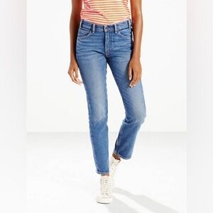 Levi’s Orange Tab 505 Cropped Jeans